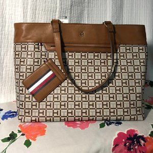 Tommy Hilfiger Brown Beige with Wallet